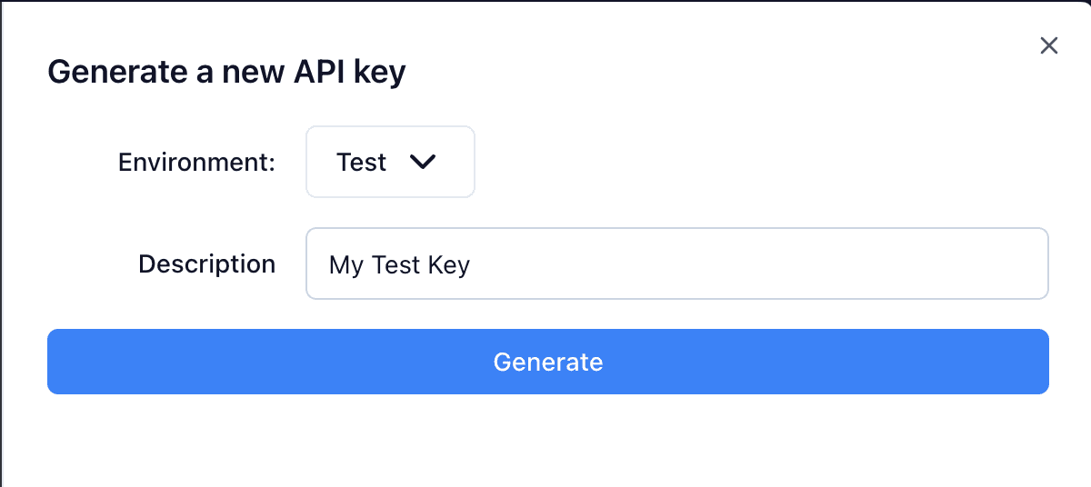 roastify create api key